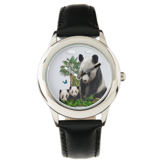 Panda Bears Armbandsur (Framsida)