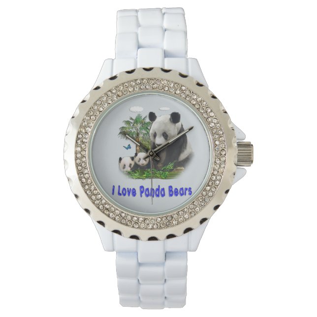 Panda Bears Armbandsur (Framsida)