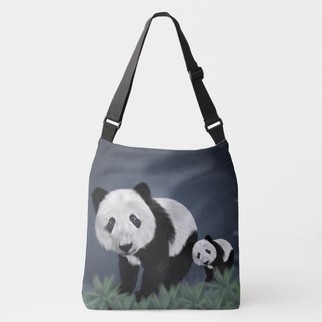 Panda Bears Axelväska (Framsida)
