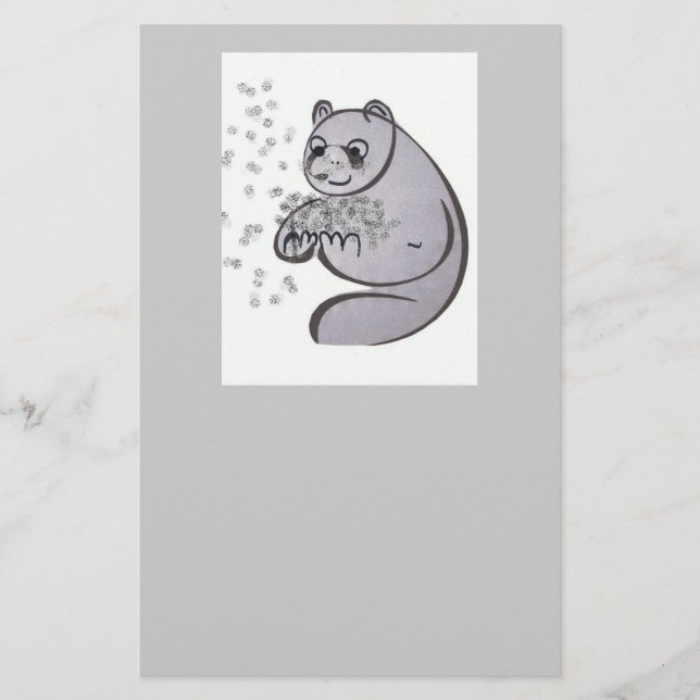 Panda Bears Brevpapper (Framsida)
