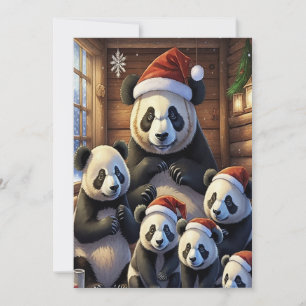 Panda Bears julkort