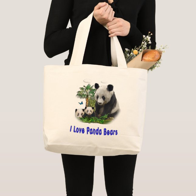Panda Bears Jumbo Tygkasse (Framsida (produkt))