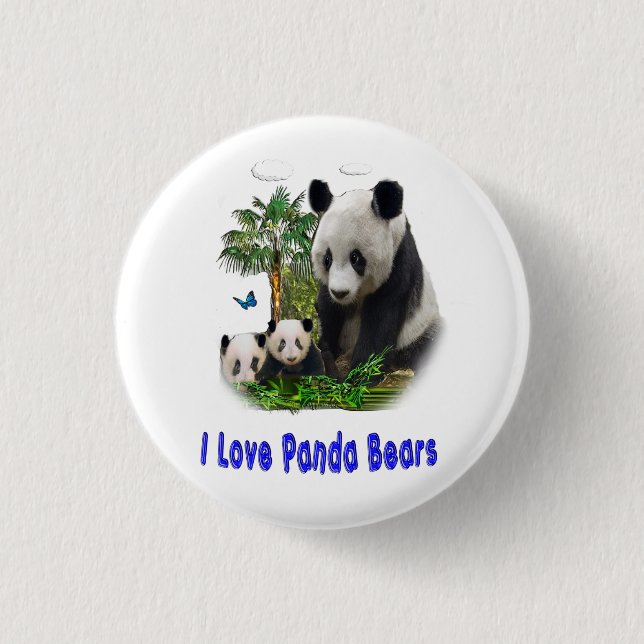 Panda Bears Knapp (Framsida)