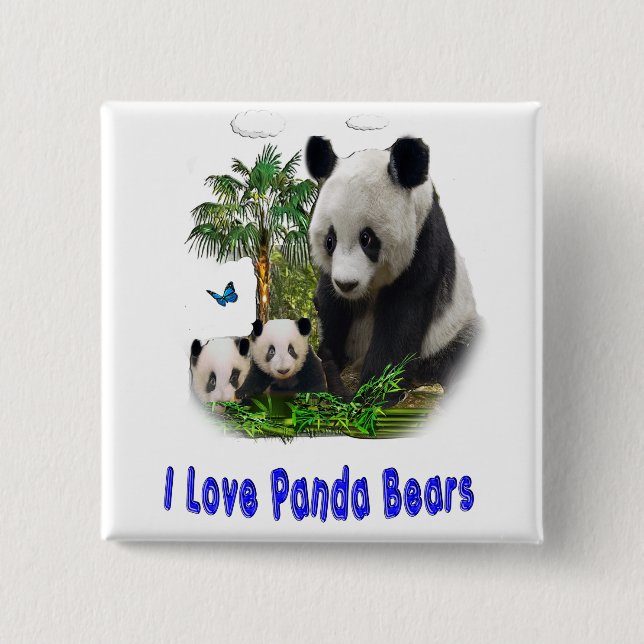 Panda Bears Knapp (Framsida)