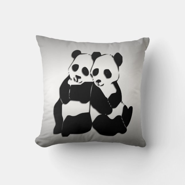 Panda Bears Kudde (Framsida)