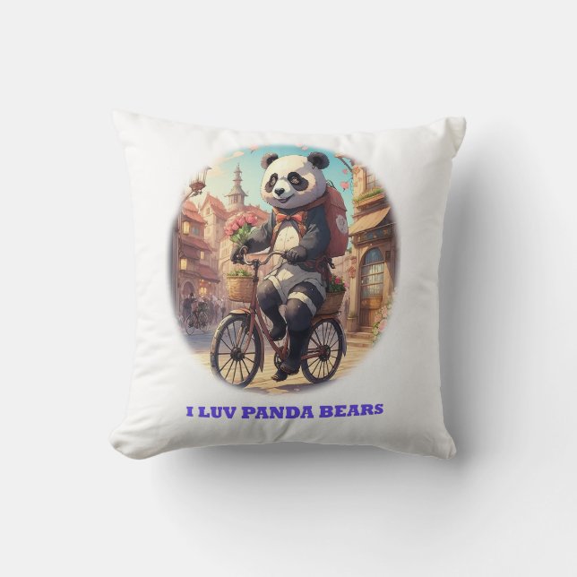 Panda Bears Kudde (Framsida)