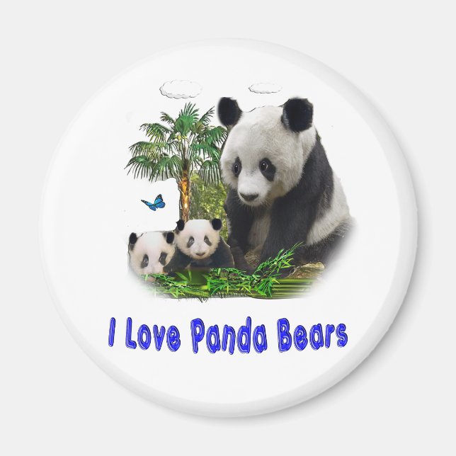 Panda Bears Magnet (Framsidan)