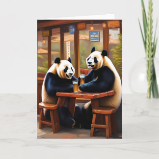 PANDA BEARS MED DRINKS BRA TIMES KORT