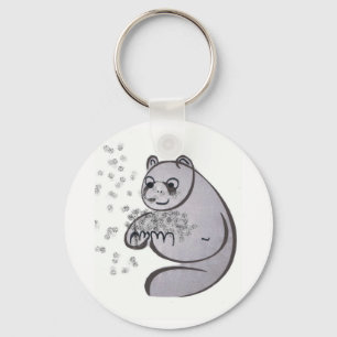 Panda Bears Nyckelring