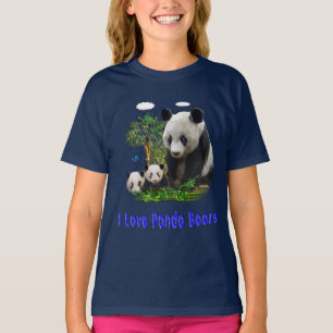 Panda Bears T Shirt