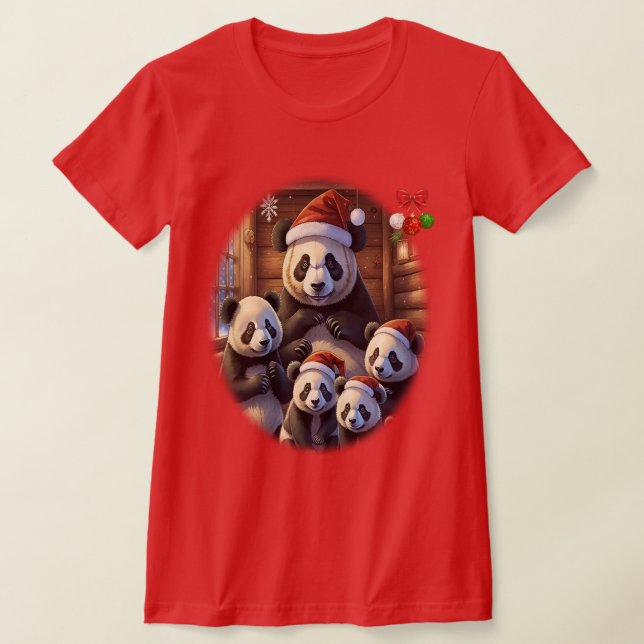 Panda Bears T Shirt (Laydown)