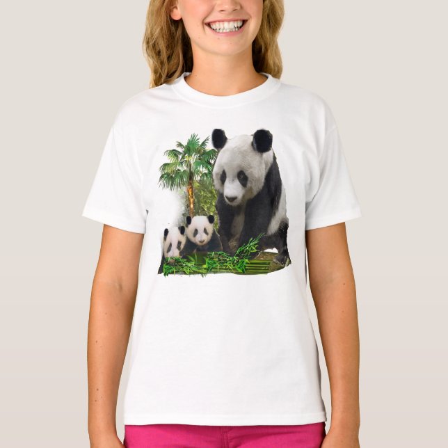 Panda Bears-T-shirts T Shirt (Framsida)