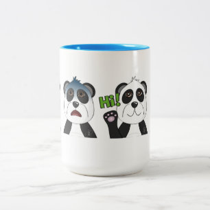 Panda Bears Två-Tonad Mugg