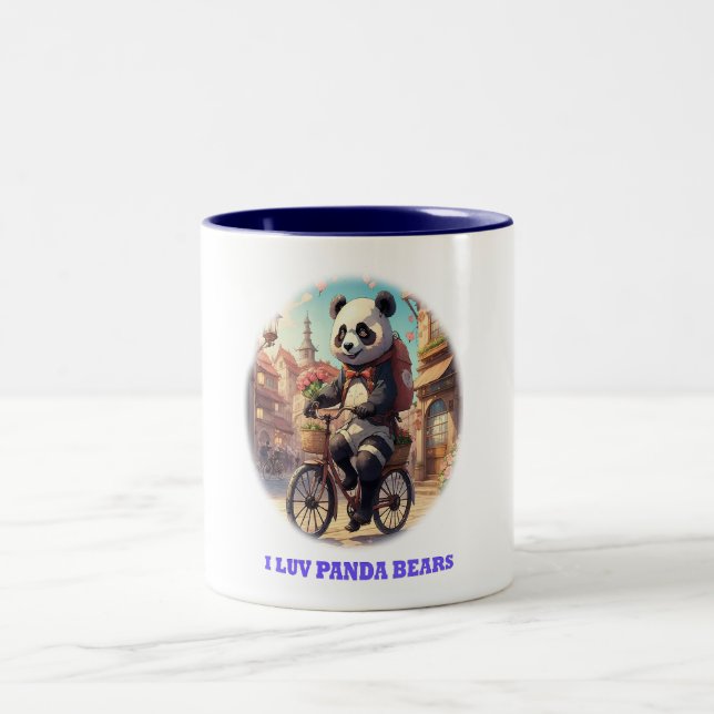 Panda Bears Två-Tonad Mugg (Center)