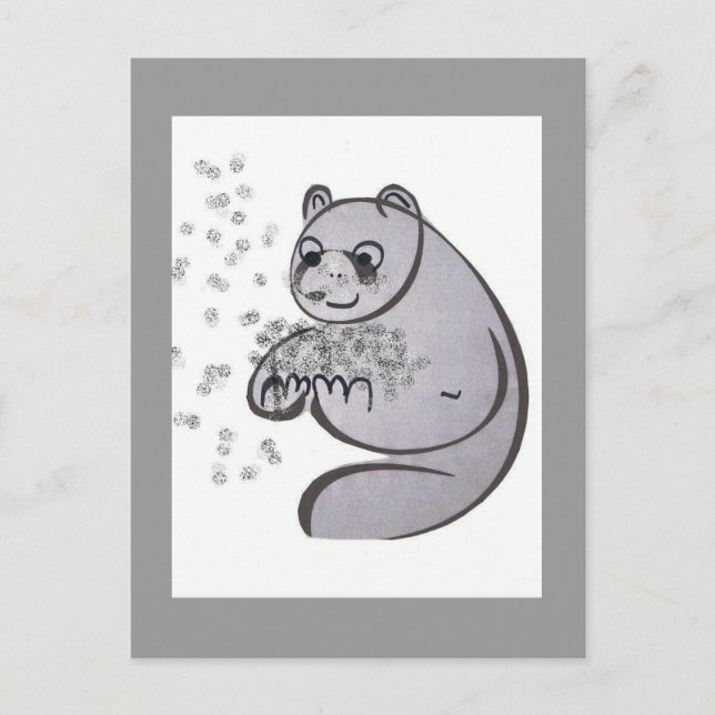 Panda Bears Vykort (Framsida)