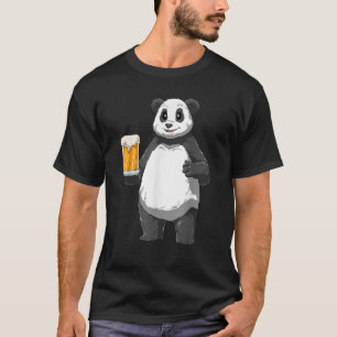 Panda Beer Älskare Panda Drinking Beer Panda Älska T Shirt