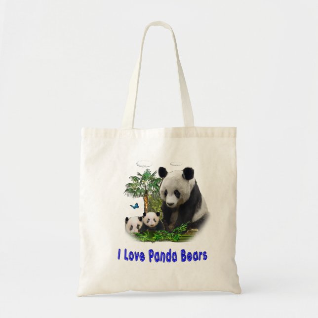 Panda beras tygkasse (Framsidan)
