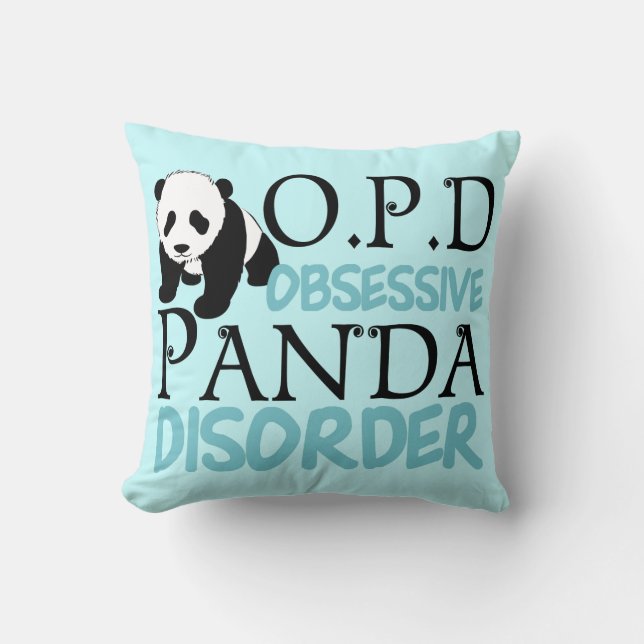 Panda-besvär Kudde (Framsida)