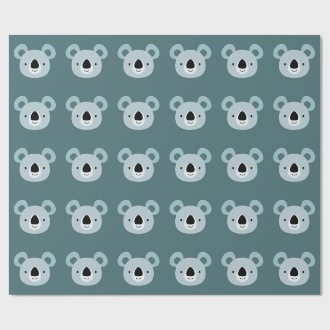 Panda Birthday Kids Art Presentpapper (Platt)