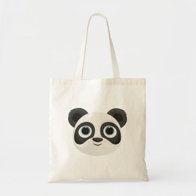 Panda Birthday Kids Art Tygkasse (Framsidan)