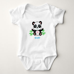 Panda Björn & Bambuväxter T Shirt