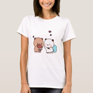 Panda-björn, Cute bubu och dudu-gåvan kärlek T Shirt