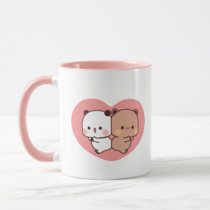 Panda-björn, Cute bubu och dudu hugs kärlek Mugg