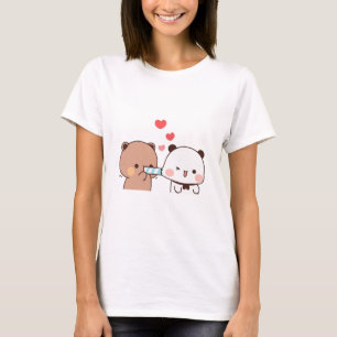 Panda-björn, Cute bubu och dudu hugs kärlek T Shirt