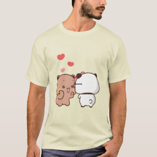 Panda-björn, Cute bubu och dudu hugs kärlek T Shirt