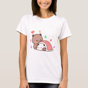 Panda-björn, Cute bubu och dudu hugs kärlek T Shirt