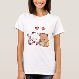 Panda-björn, Cute bubu och dudu hugs kärlek T Shirt