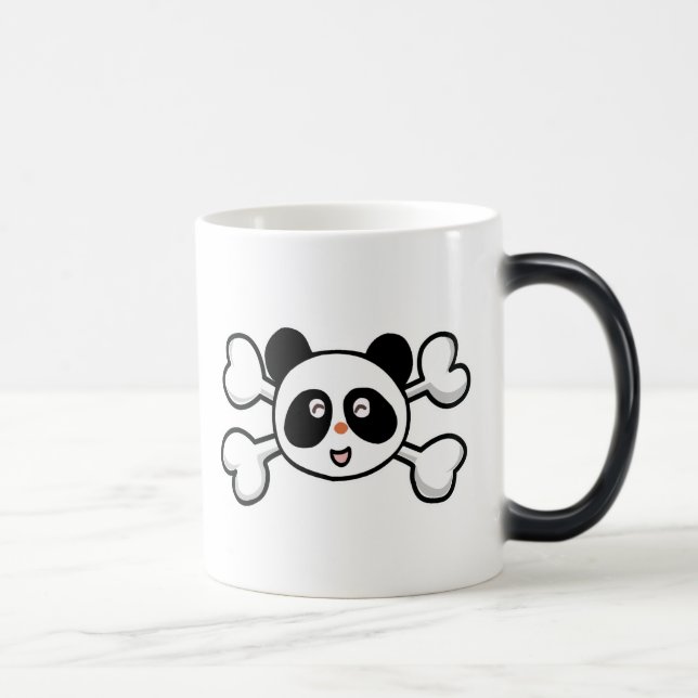panda björn Döskalle Magisk Mugg (Höger)