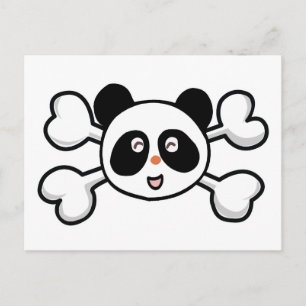 panda björn Döskalle Vykort