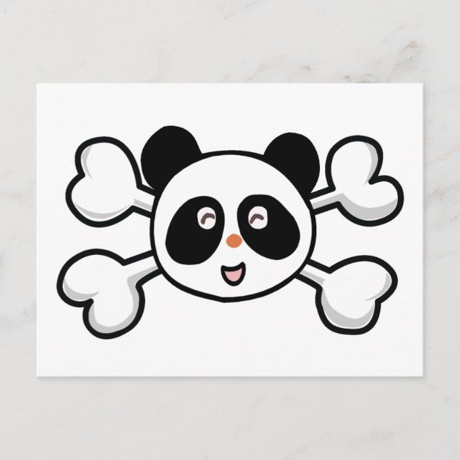 panda björn Döskalle Vykort (Framsida)
