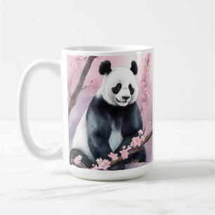 Panda Björn för vattenfärgsfärg Kaffemugg