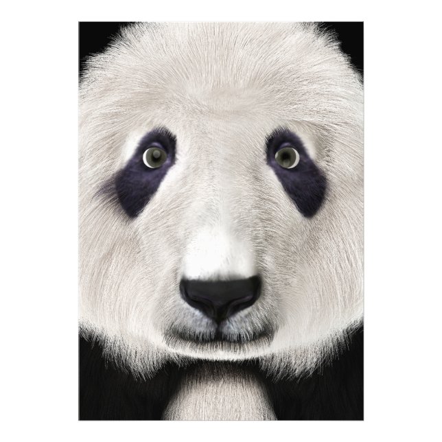 Panda Björn Fototryck (Framsidan)