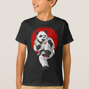 Panda Björn Karate Kickboxning Muay Thai Kampkonst T Shirt