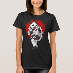 Panda Björn Karate Kickboxning Muay Thai Kampkonst T Shirt
