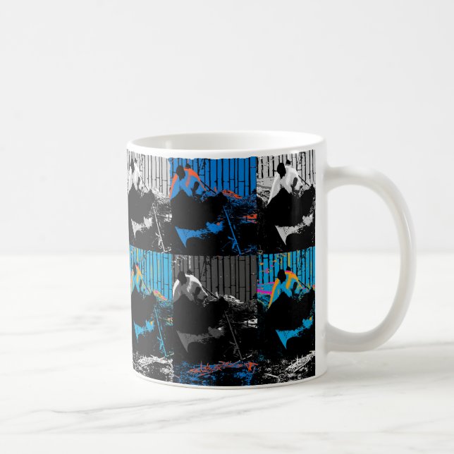 Panda Björn Multi-panel Modern Konst Design Kaffemugg (Höger)