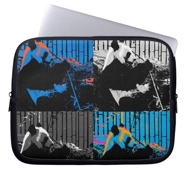 Panda Björn Multi-panel Modern Konst Design Laptop Sleeve (Framsidan)