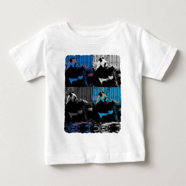 Panda Björn Multi-panel Modern Konst Design Tee (Framsida)