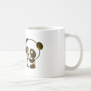 panda, björn, natur kaffemugg