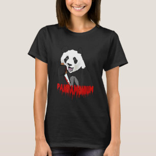 Panda Björn Pandamonium Mördande Panda T Shirt