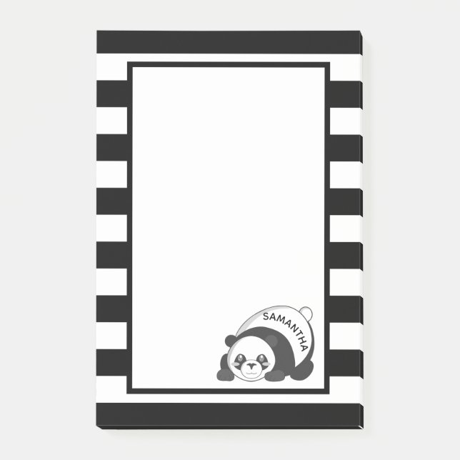 Panda björn post-it block (Framsida)
