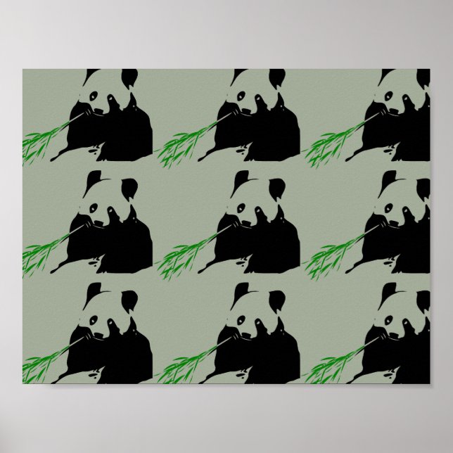 Panda björn poster (Framsidan)