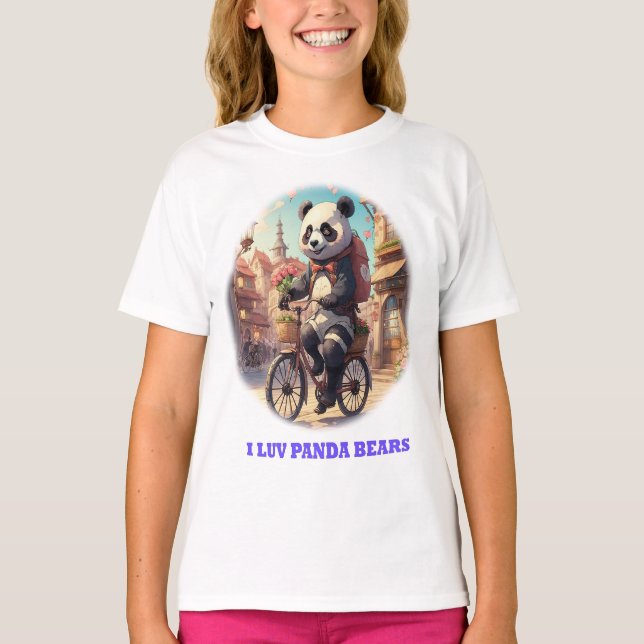 Panda björn t shirt (Framsida)
