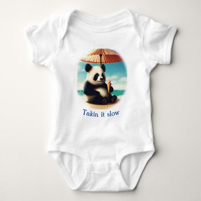 Panda-björn T-shirts (Framsida)