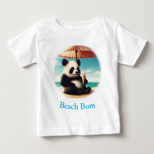 Panda-björn T-shirts (Framsida)