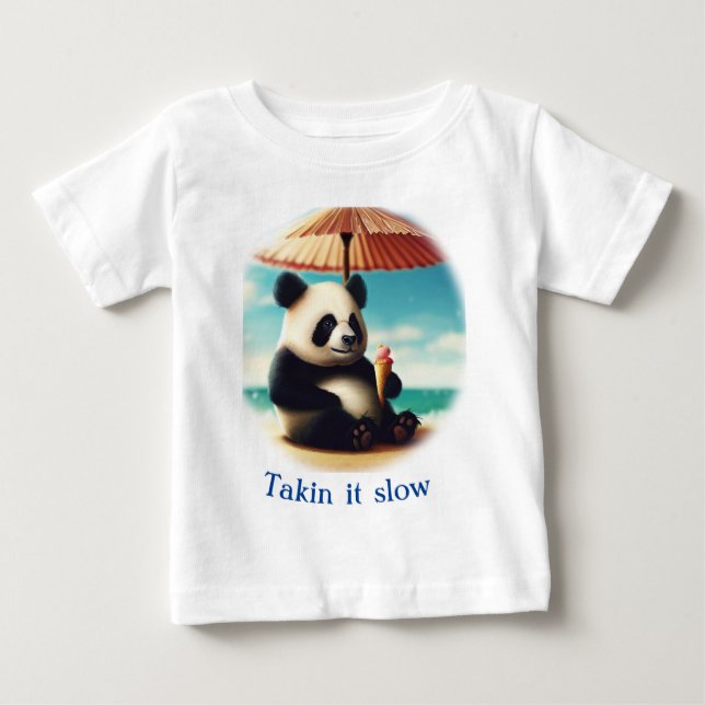 Panda-björn T-shirts (Framsida)