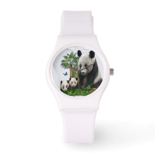 Panda björnar dammsugare armbandsur